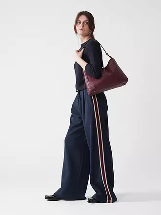 FURLA | Sac en cuir - Sac bandoulière SFERA SOFT Large | dunkelrot